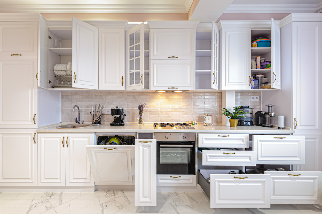 add value to home by refinishing cabinets